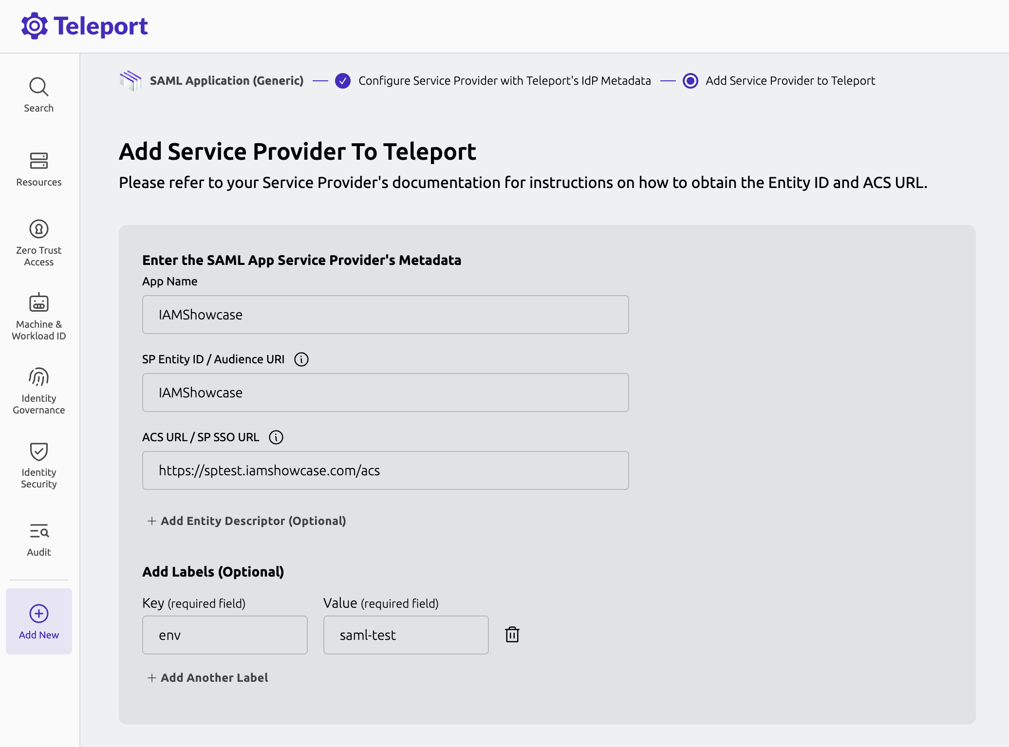 add service provider